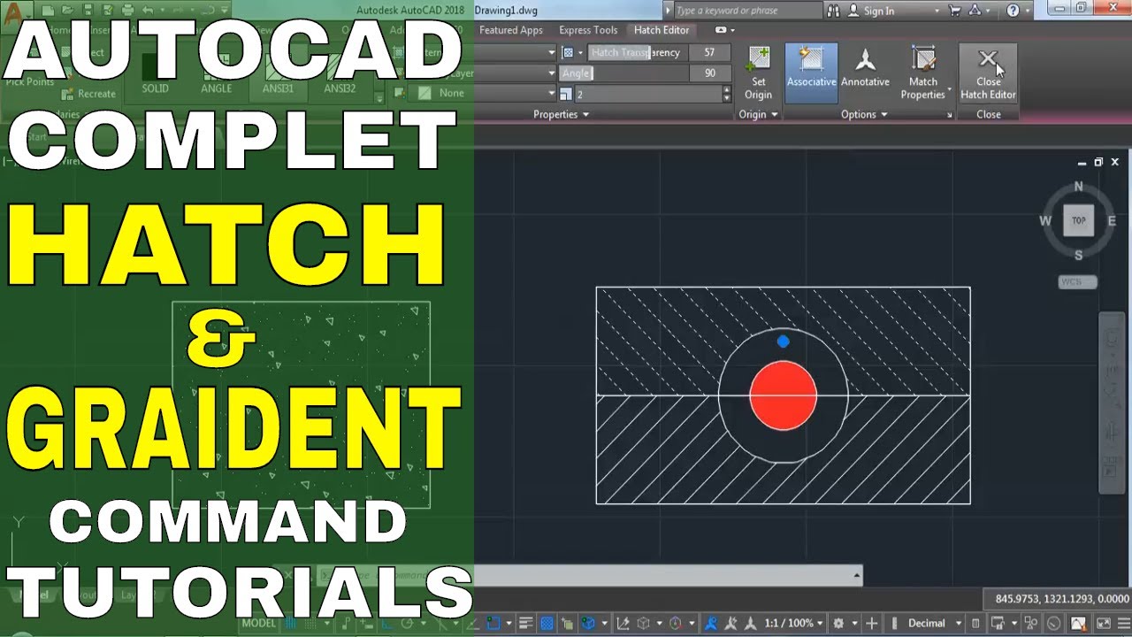 autocad hatch command not working